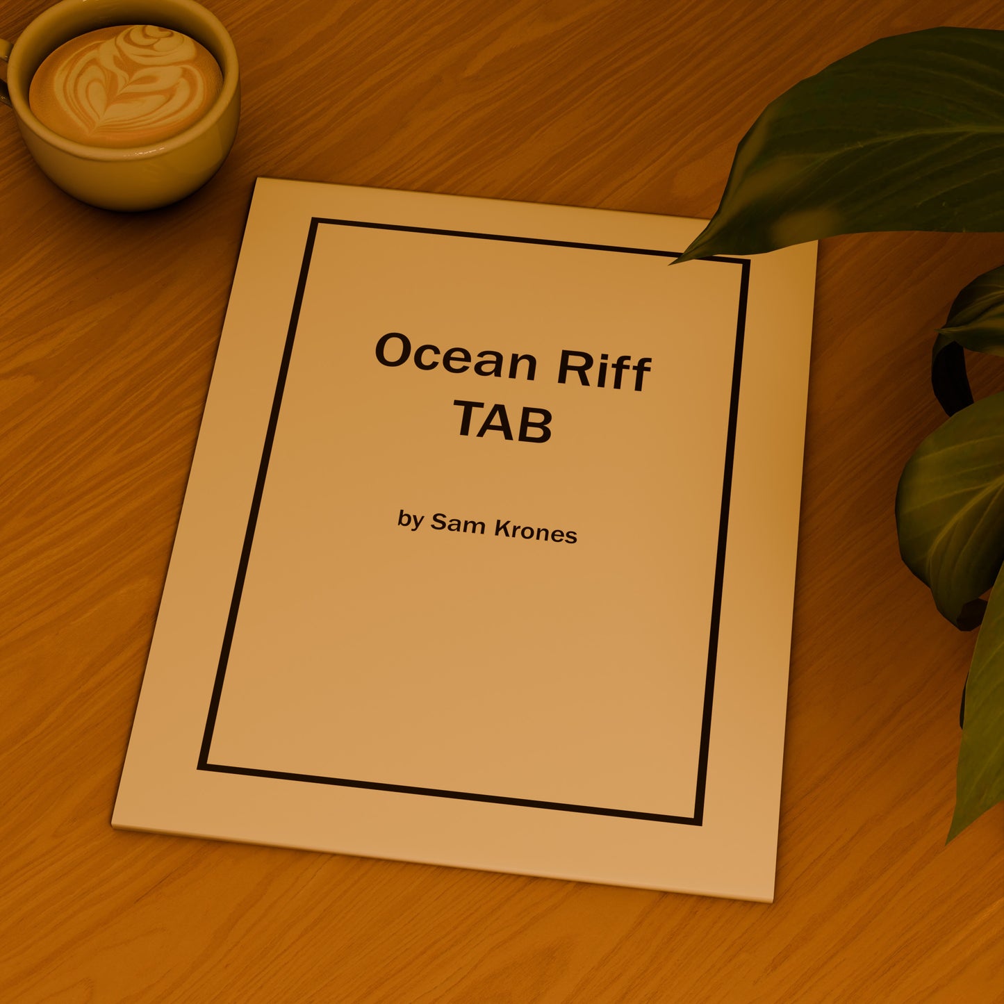 "Ocean" Riff Tab