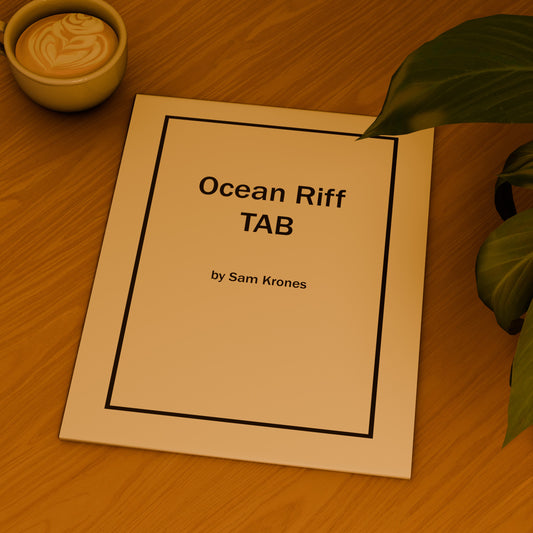 "Ocean" Riff Tab