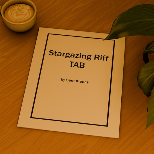 "Stargazing" Riff TAB